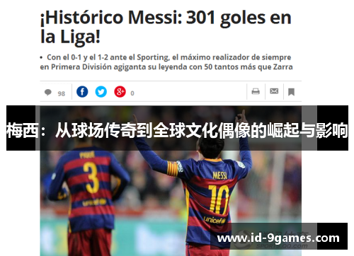 梅西：从球场传奇到全球文化偶像的崛起与影响